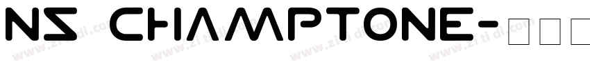 NS CHAMPTONE字体转换